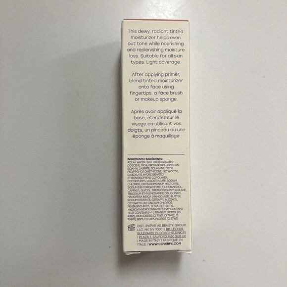 Cover FX Radiant Start Tinted Moisturizer 1 fl oz Shade 4 Dewy Light Coverage - Picture 3 of 6